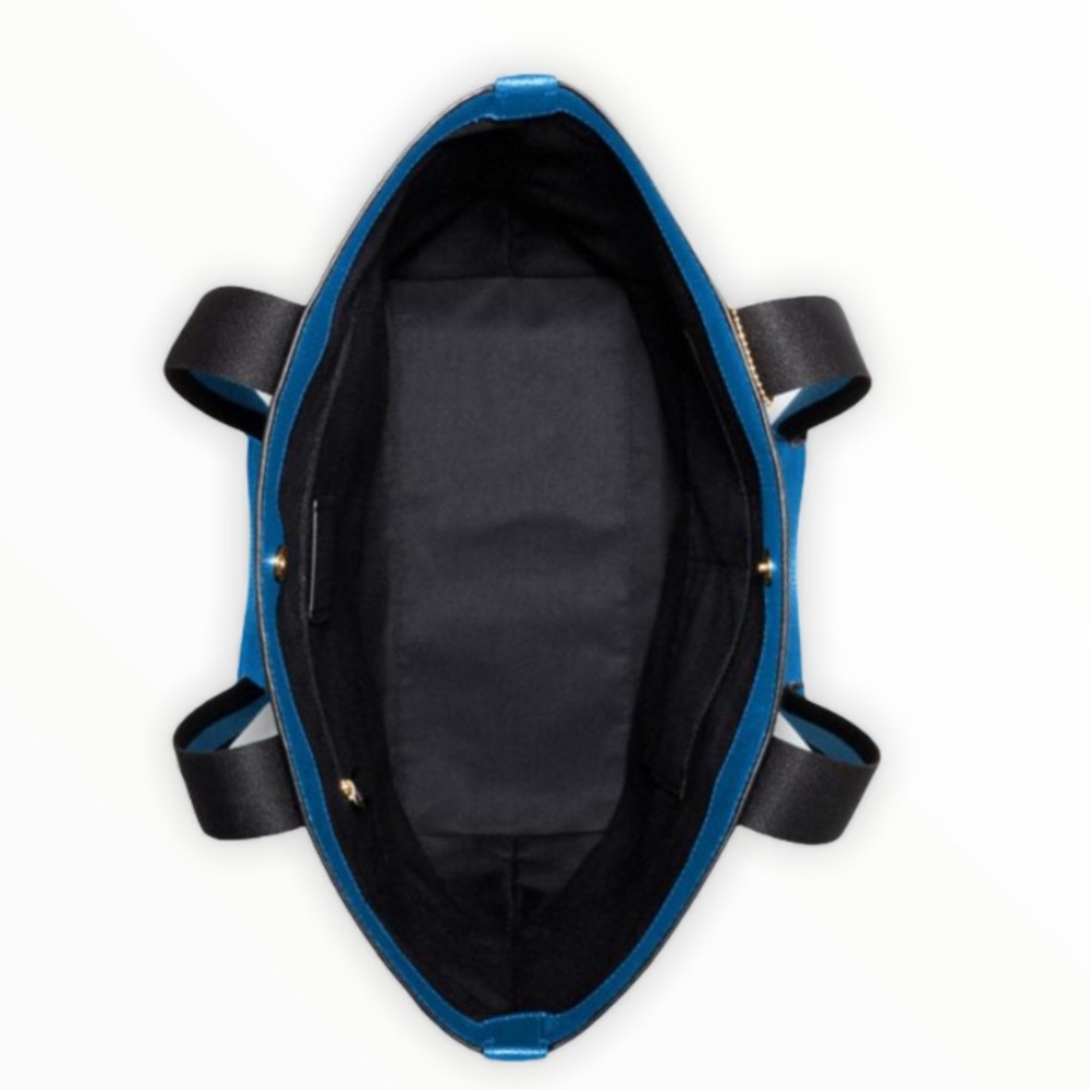 Coach Jes Tote With Horse And Carriage Bag Blue - Picture 3 of 3